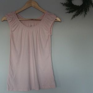 LOFT Capped Sleeve Blouse